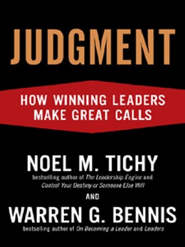 ler totalmente Judgment: How Winning Leaders Make Great Calls (English Edition)