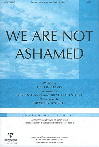 We Are Not Ashamed: Satb baixar o livro de graça