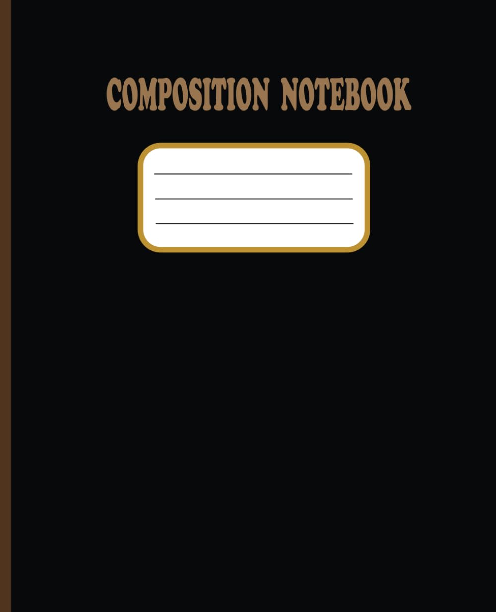 Composition Notebook College Ruled: Aesthetic Black Cover Composition Notebook for College, Office, Work (7.5 x 9.25 ) 110 Pages baixar o livro de graça