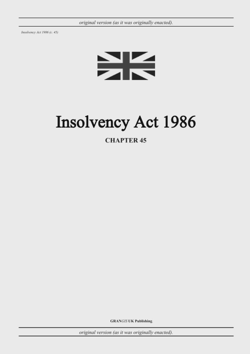 ler totalmente Insolvency Act 1986 (c. 45)