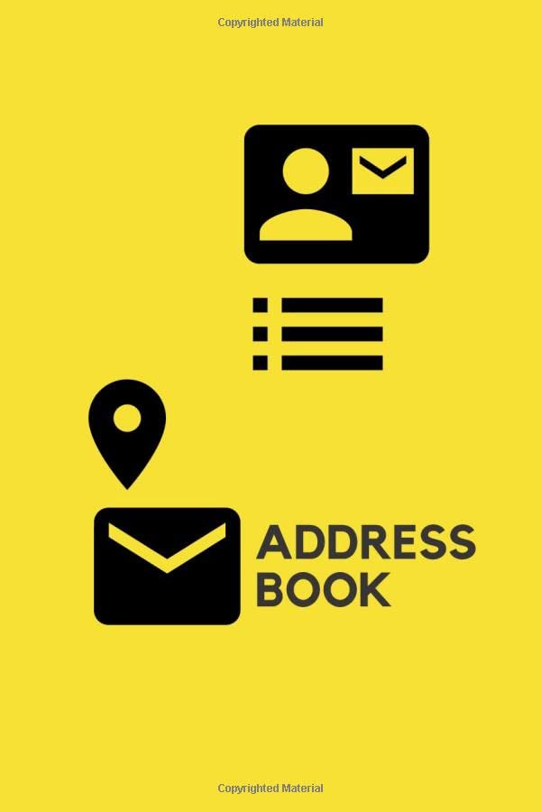 ADDRESS BOOK: Address and Telephone Book, Alphabetical Tabs, Personal Organizer, Birthday Calendar.