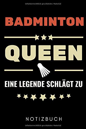 capítulo por capítulo baixar BADMINTON QUEEN EINE LEGENDE SCHLÄGT ZU NOTIZBUCH: A5 Notizbuch KARIERT Badminton Geschenk | Sport | Federball | Zubehör | Trainer | für Papa Mama... | Badmintonbuch | Training (German Edition)