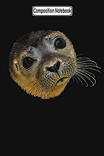 Composition Notebook: Face seal, aquatic animals, cute animals Journal Notebook Blank Lined Ruled 6x9 100 Pages