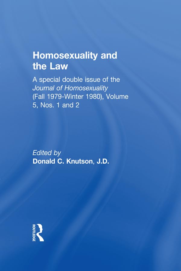 Homosexuality and the Law (English Edition) baixar o livro de graça