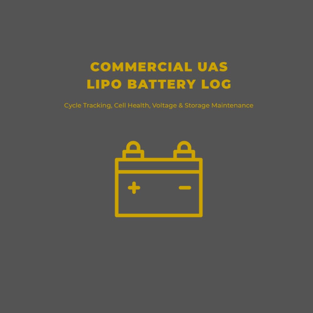 capítulo por capítulo baixar Commercial UAS LiPo Battery Log: Cycle Tracking, Cell Health, Voltage & Storage Maintenance