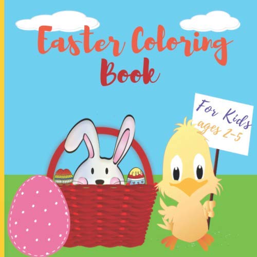 ler totalmente Easter Coloring Book for kids ages 2-5: Happy Easter for Kids, Animals and Eggs Coloring Pages for Boys and Girls,60 Pages
