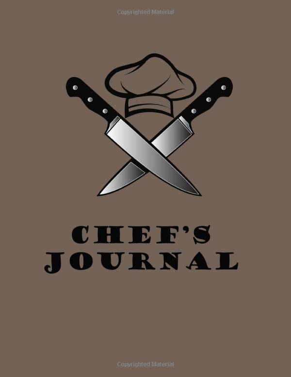 ler totalmente Chef's Journal: Blank Recipes Journal Specially Designed for Chef's 8.5" x 11"