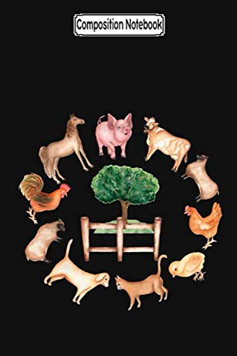 Composition Notebook: Animals on rainbow Journal Notebook Blank Lined Ruled 6x9 100 Pages baixar o livro de graça