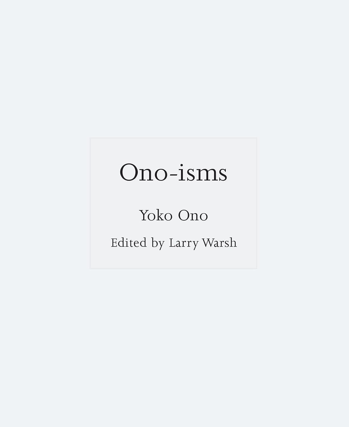 Ono-Isms: 11 baixar o livro de graça