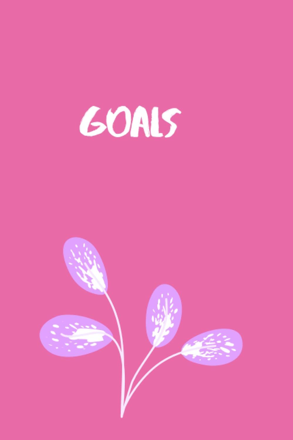 ler totalmente Goals: Colorful notebook