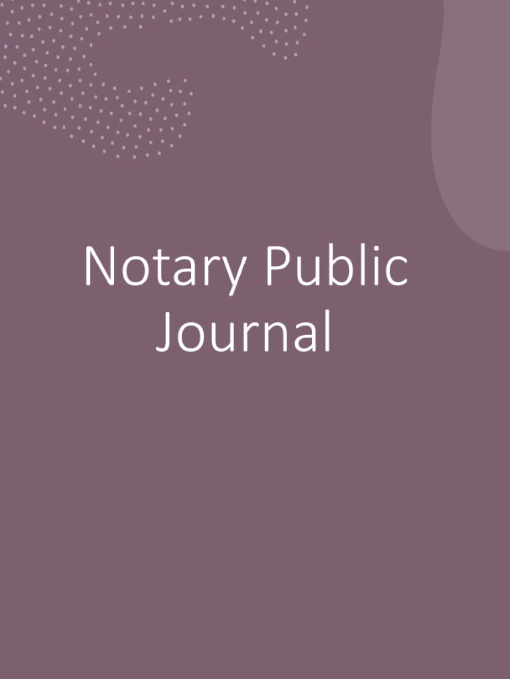 Notary Public Journal baixar o livro de graça