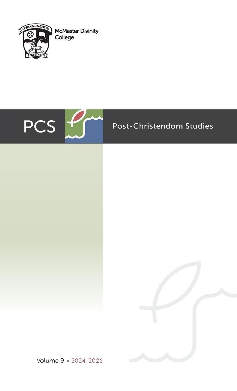 ler totalmente Post-Christendom Studies: Volume 9