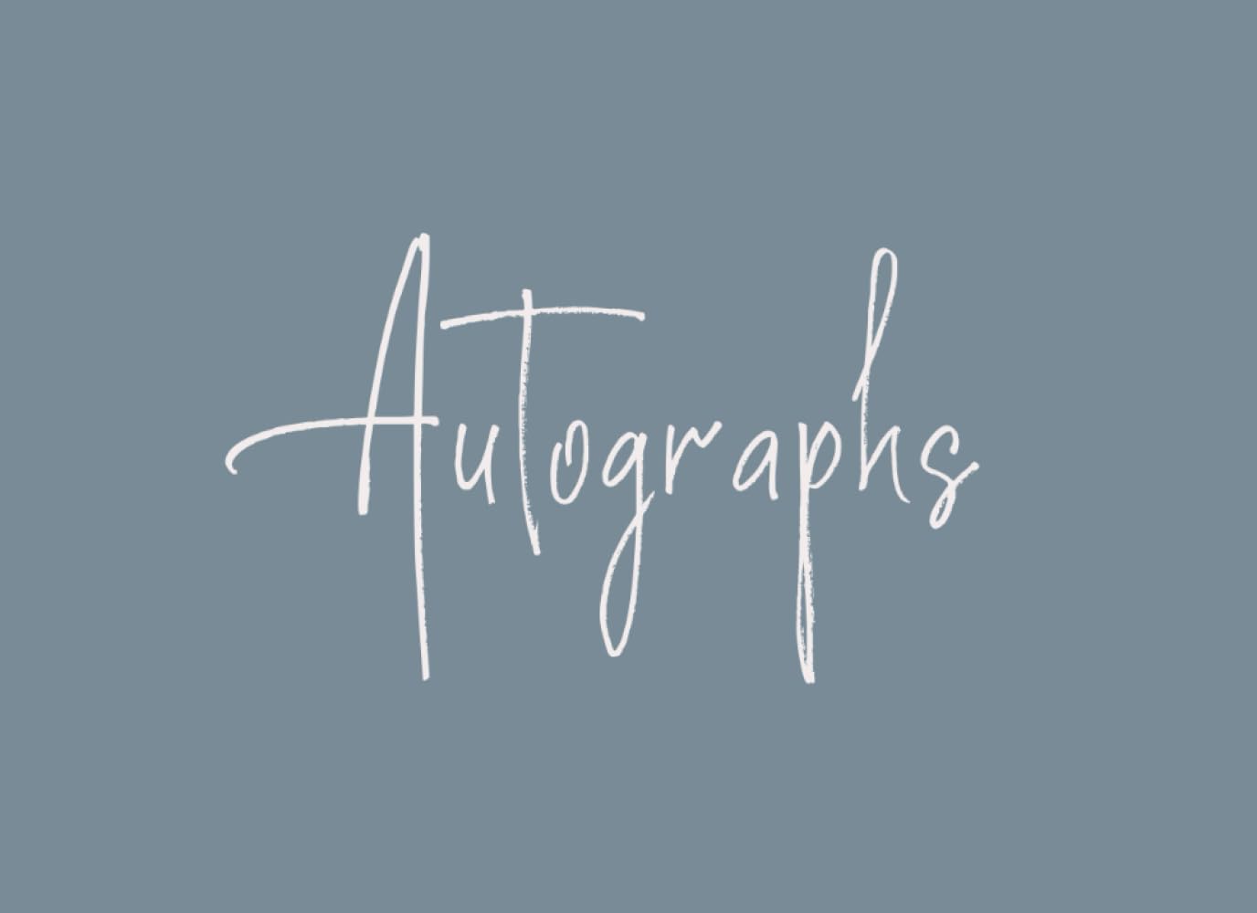 ler totalmente Gray Autograph Book: Small Pad for Signatures of Celebrities, Musicians, Authors, or Friends. For Concerts, Conventions, Events, etc. Gift for Kids, Teens, or Adults. 100 Plain, Blank Pages.