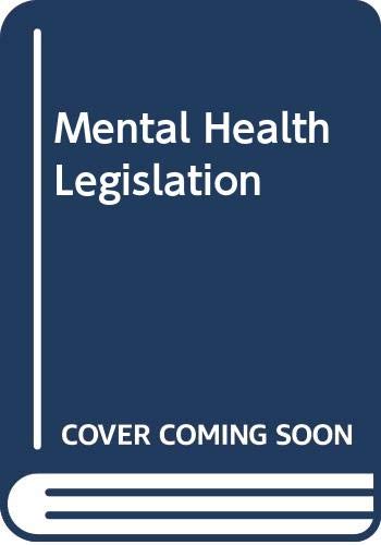 Mental Health Legislation baixar livro de graça