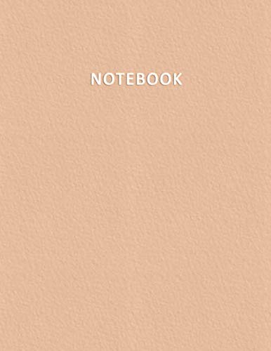 Notebook: Unruled – Unlined – Plain - Blank Notebook – 120 pages numbered – Fashion Apricot Color – A4 Letter Size – Diary, Journal, Composition Book, Doodles baixar o livro de graça