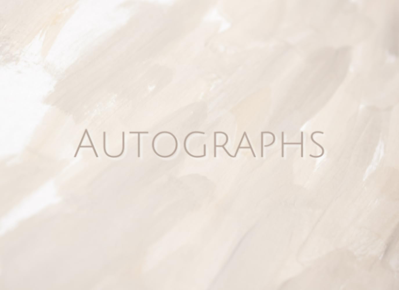 ler totalmente Autograph Book for Adults: Small, Plain Notebook for Signatures. Use at Concerts, Conventions, Shows, Autograph Signing Events, etc. Gift for Women. 100 Blank Pages.