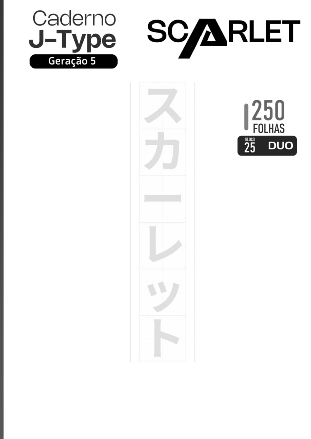 Caderno JType Geração 5 - Scarlet: Cinza baixar o livro de graça