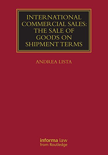 ler totalmente International Commercial Sales: The Sale of Goods on Shipment Terms (Lloyd's Commercial Law Library) (English Edition)