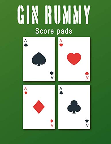 capítulo por capítulo baixar gin rummy score pads: score keeping gin rummy notebook journal pads to log scores when playing gin rummy with friends and family