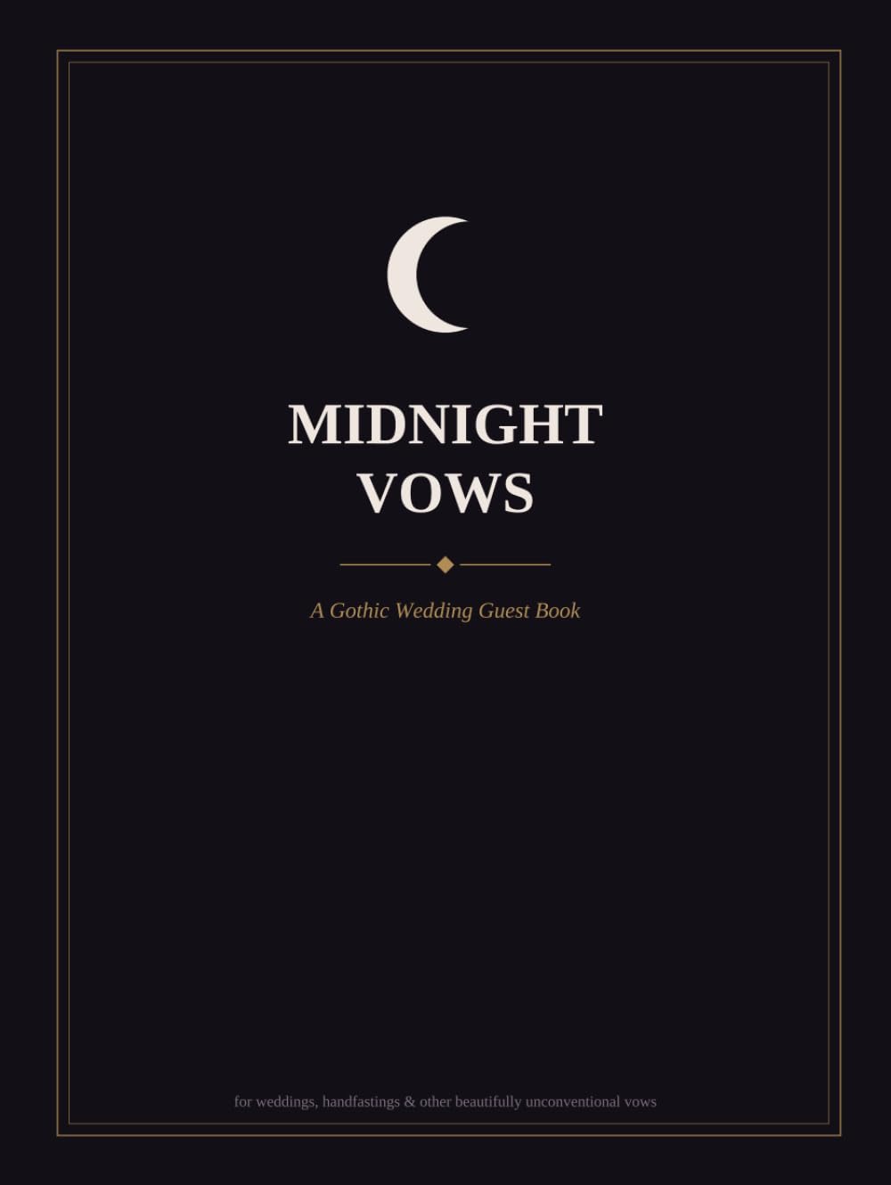 Midnight Vows: A Gothic Wedding Guest Book with Space for Well Wishes, Memories & Blessings baixar livro de graça