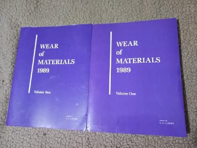Wear of Materials, 1989 baixar livro de graça