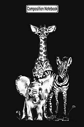 Composition Notebook: Safari - baby animals Journal Notebook Blank Lined Ruled 6x9 100 Pages baixar o livro de graça