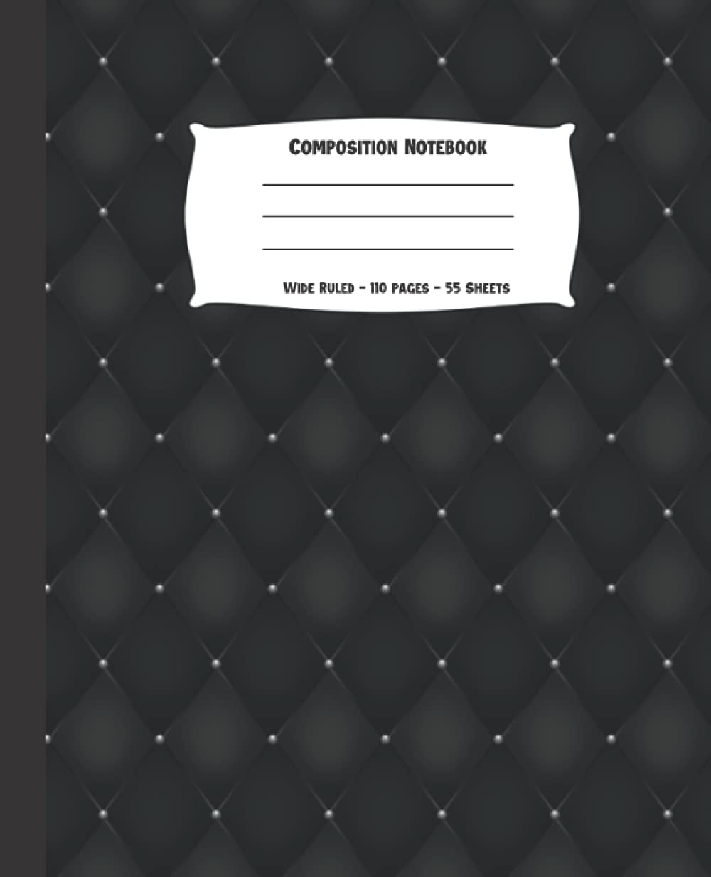 Black And White Composition Notebook: Wide-Ruled, 7.5 x 9.25 in, 110 Pages, For kids, Teens, and Adults (Composition Notebooks) baixar o livro de graça