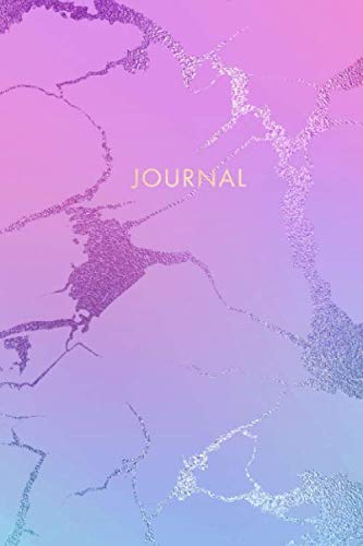 ler totalmente Journal: Bright Purple Marble and Rose Gold | Inspirational Quote - Journal, Notebook, Diary, Composition Book (6 x 9 inches) - 120 Lines Pages