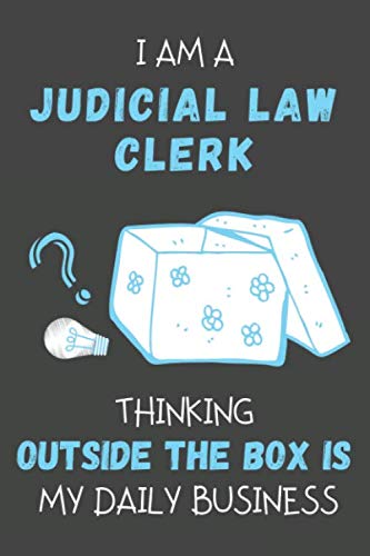 ler totalmente I AM A JUDICIAL LAW CLERK THINKING OUTSIDE THE BOX IS MY DAILY BUSINESS: Scribbles That Matter Dotted Journal Cutting Through The Matrix Large Grid Notebook