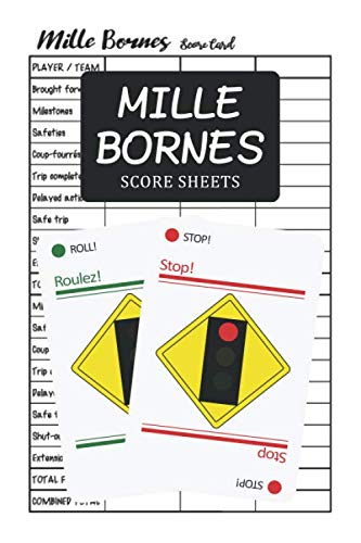 ler totalmente Mile Bornes Score Sheets: Family Games Fun Games to Play with Family and Friends