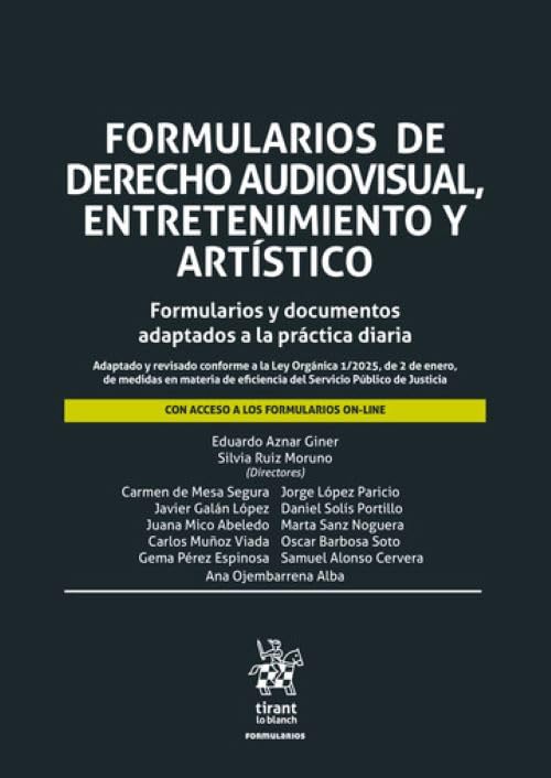 ler totalmente Formularios de derecho audiovisual, entretenimiento y artístico