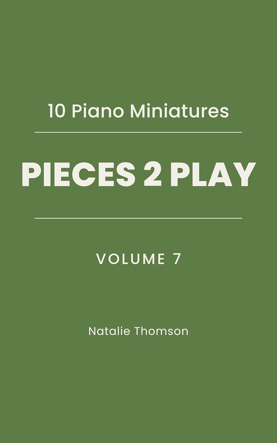 ler totalmente 10 Piano Miniatures: Pieces 2 Play Volume 7 (English Edition)