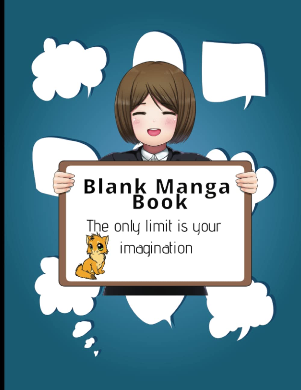 ler totalmente Blank manga book: create your own manga and anime sketches Templates - 8.5" x 11"