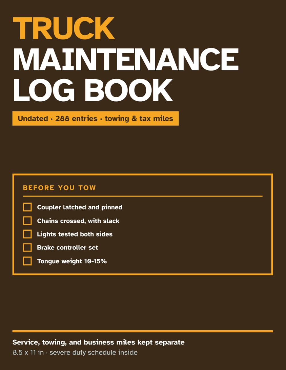 capítulo por capítulo baixar Truck Maintenance Log Book: Undated Service Record with 288 Entries, Shop, Invoice Number and Signature — Plus Towing Checks and Business Mileage