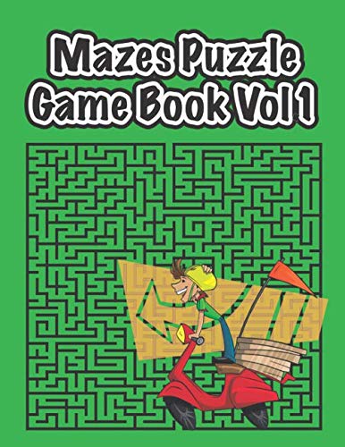 ler totalmente Mazes Puzzle Game Book Vol.1: 107 Levels Mazes Activity Book For Teens, Young Adults, Adults, Senior: Logical Brain Puzzles Book Creative Problems... (8.5x11), Stress Relief and Relaxation Vol.1