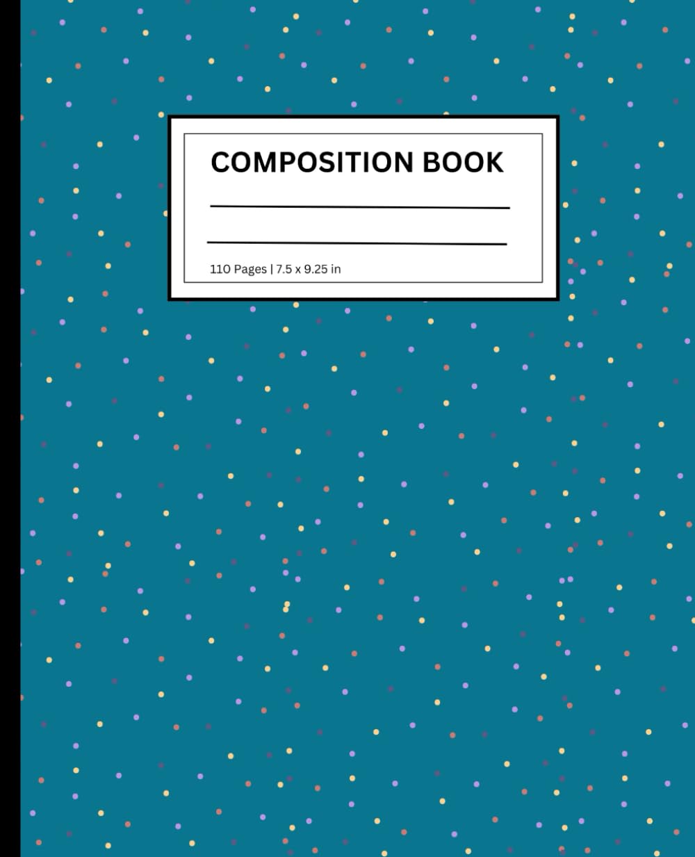 ler totalmente Composition Notebook College Ruled: olor dots with Dark green, Writing Journal for School, College, Work, Sketching: Tamil Nadu