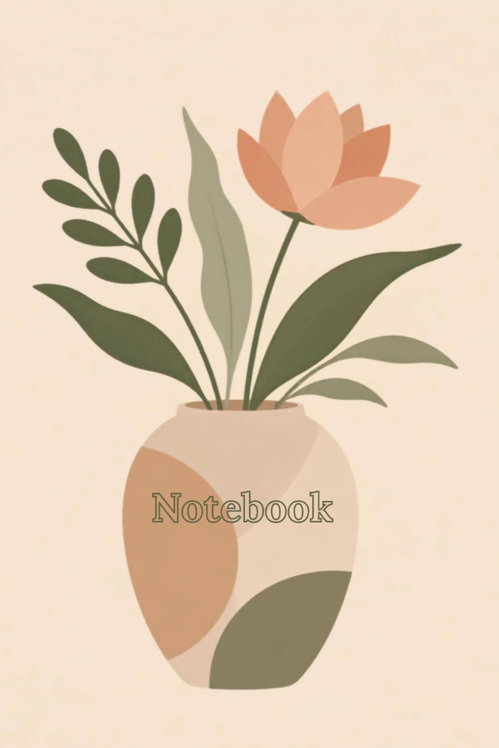 Notebook: Cute Boho Botanical Lined Journal with Terracotta Flower Pot Design, 90 Pages for Writing, Notes, and Journaling baixar o livro de graça