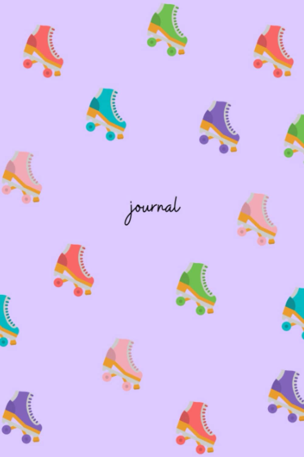 Roller Skate Journal: Lavender Roller Skating Journal, Roller Derby Notebook | 6 x 9 Wide Ruled baixar livro de graça
