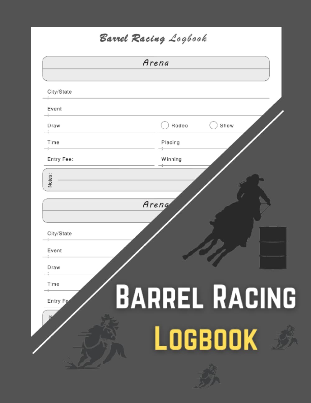 Barrel Racing Logbook: Barrel Racer Tracker | Horse Lovers Log Book | Gift For Girls Women | Journal for Rodeo Cowgirls and Horse Lovers | Pole... | Logbook 2023 | Perfect gift for Racer's baixar o livro de graça