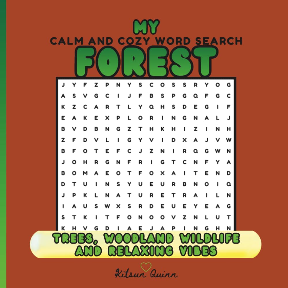 capítulo por capítulo baixar My Calm And Cozy Word Search Forest: Trees, Woodland Wildlife And Relaxing Vibes For Adults, Teens And Smart Kids | Unique Word Find Puzzles With Solutions
