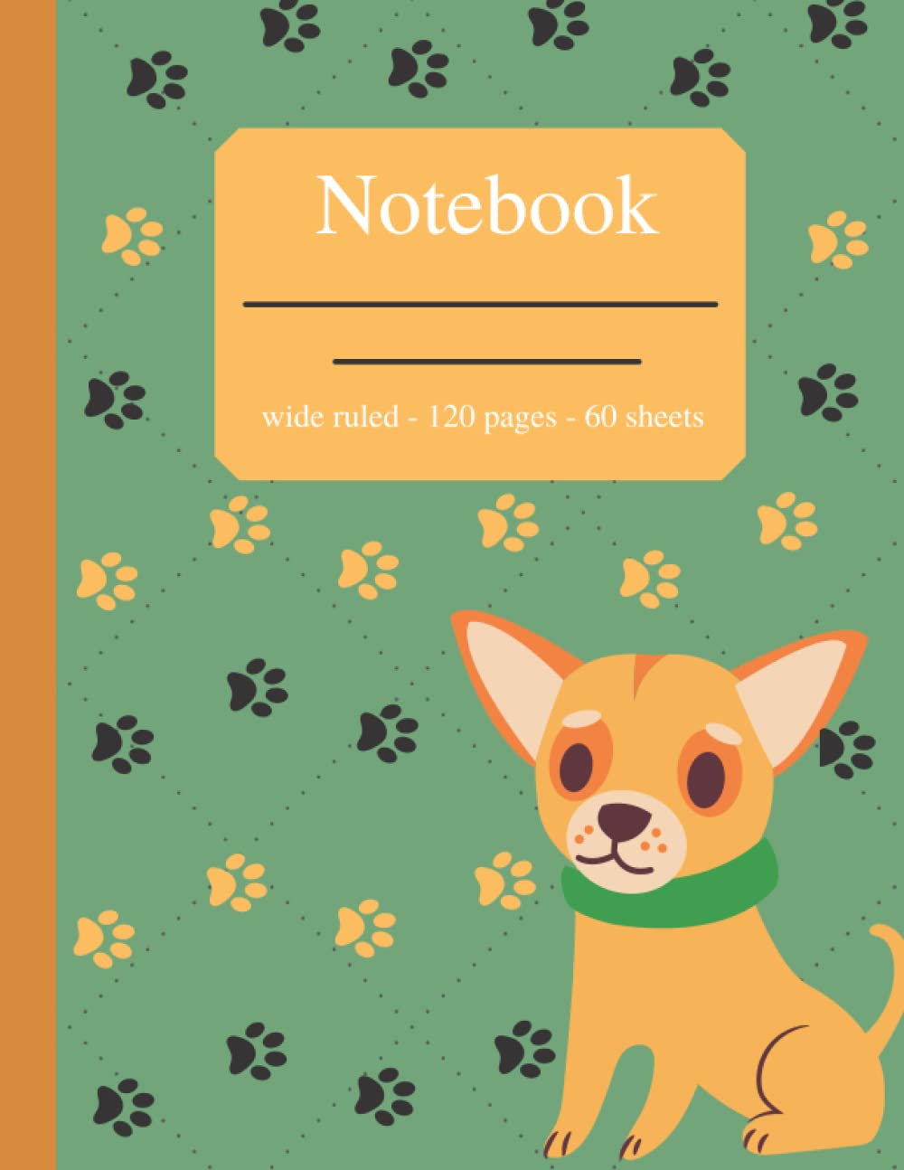 Notebook: Cute Chihuahua Composition Book Wide Ruled baixar livro de graça