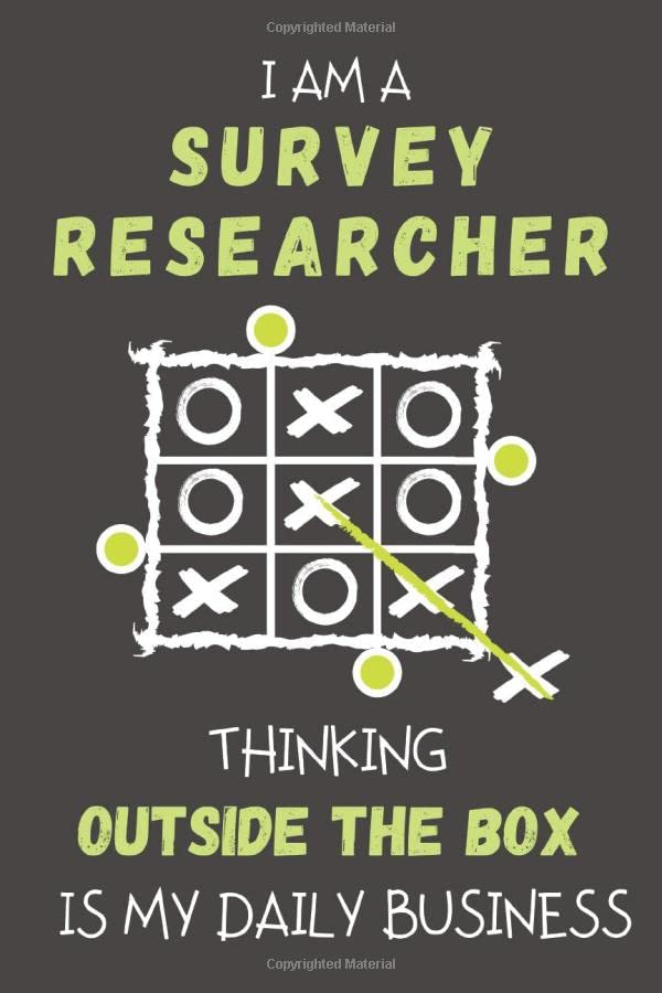 ler totalmente I AM A SURVEY RESEARCHER THINKING OUTSIDE THE BOX IS MY DAILY BUSINESS: Dotted Journal Book Notebook Diary for Journaling Drawing Lettering