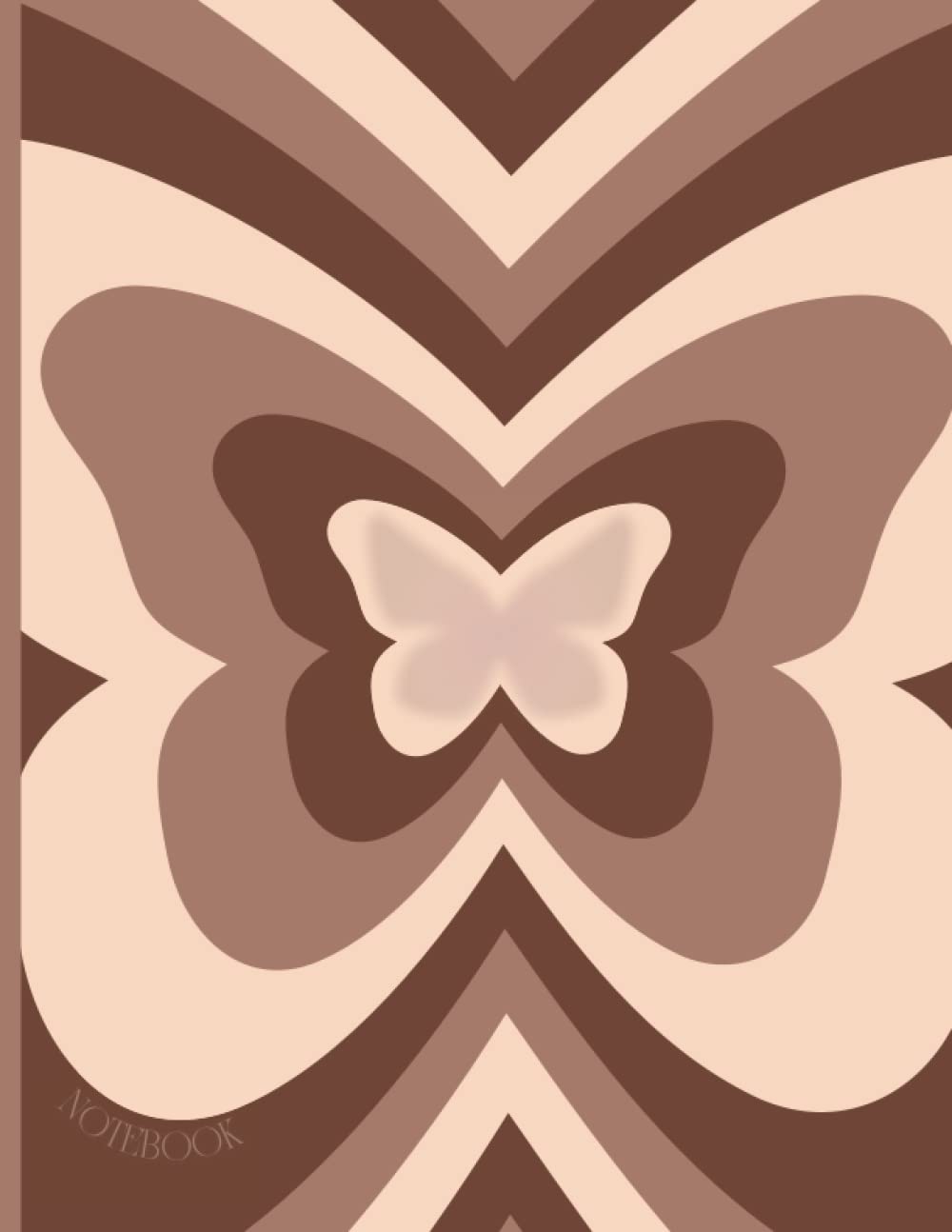 Aesthetic Notebook: Brown Aesthetic, Butterfly, Aesthetic Notebooks for School, Blank Lined Notebook for Journaling and Writing, College Ruled, Composition Notebook baixar o livro de graça
