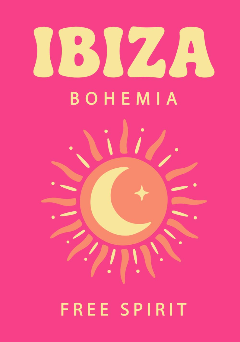Ibiza Preppy Decorative Book for Girls Room: Girly Aesthetic Colorful Boho Hardcover for Teen Bedroom, Bookshelf, Coffee Table & Desk Styling baixar o livro de graça