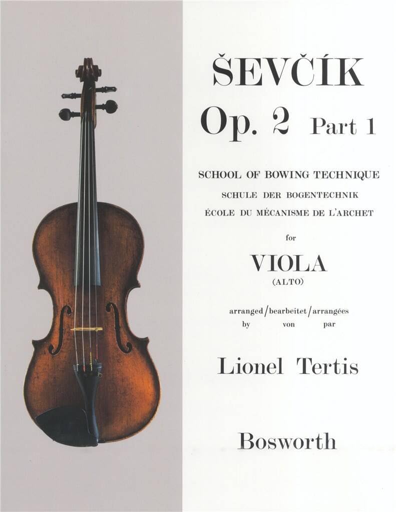 ler totalmente Sevcik for Viola: School of Bowing Technique, Opus 2 Part 1