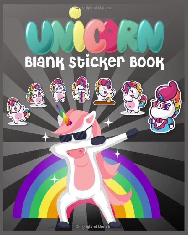 capítulo por capítulo baixar Unicorn Blank Sticker Book: Kids Unicorn Sticker & Activity Book - Magical Unicorn Sticker Book with Reusable Sticker Paper - Unicorn Blank Sticker... Gift - Reusable Pages won't Harm Stickers