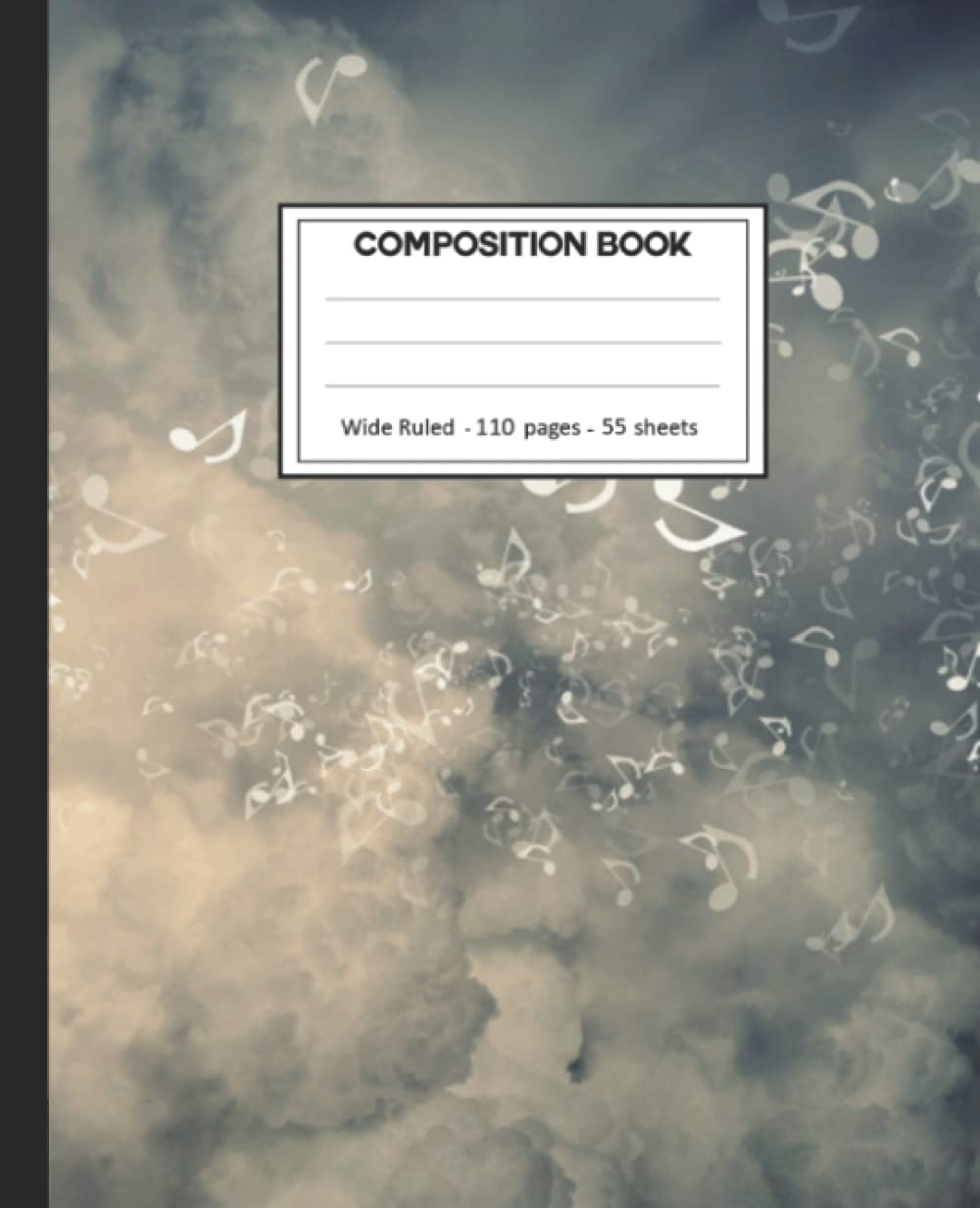 capítulo por capítulo baixar Composition Notebook: College Ruled: 110+ Lined Pages Writing Journal: Music on White.