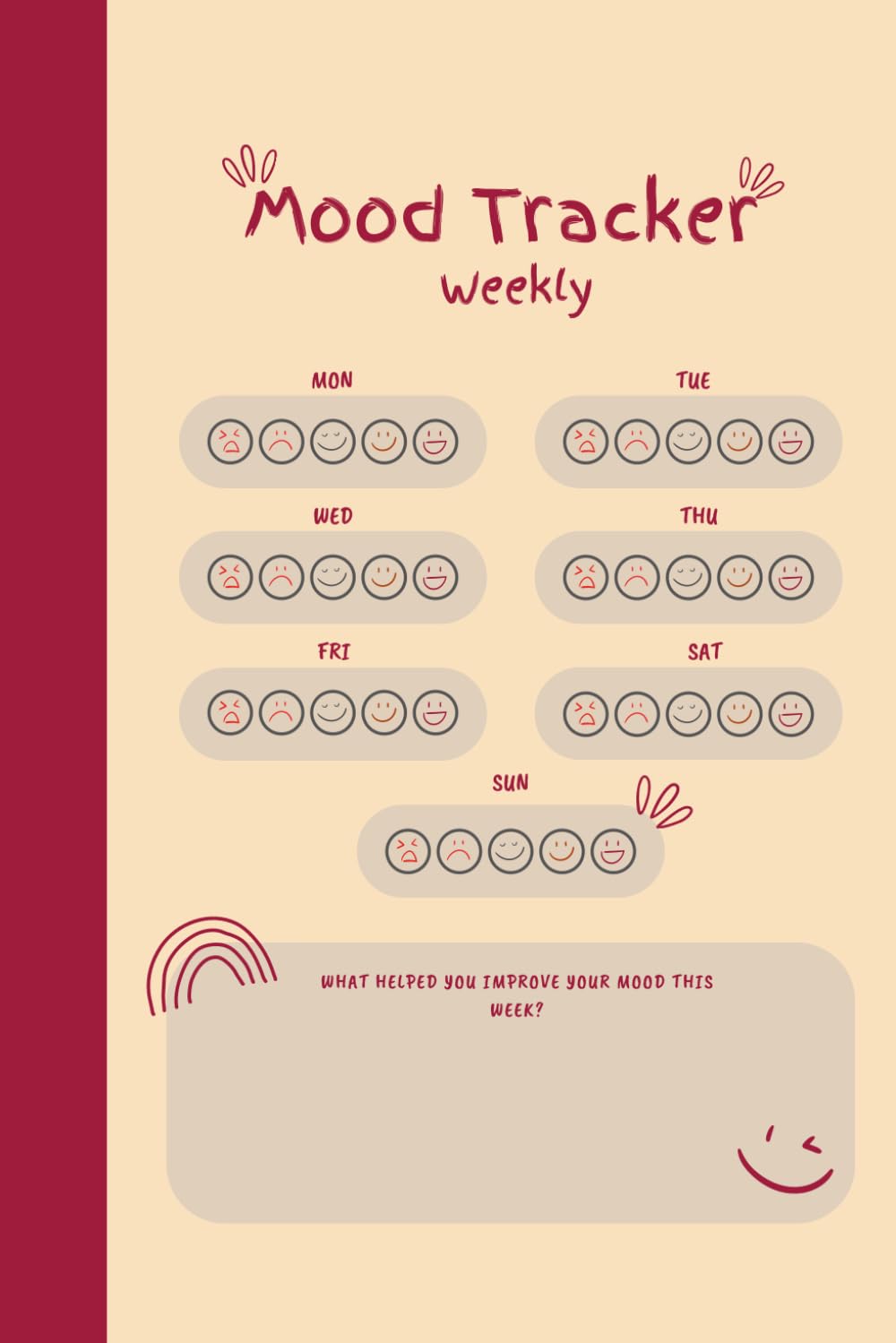 My Weekly Mood Tracker: A Simple Journal to Track Emotions and Focus on the Positive baixar livro de graça