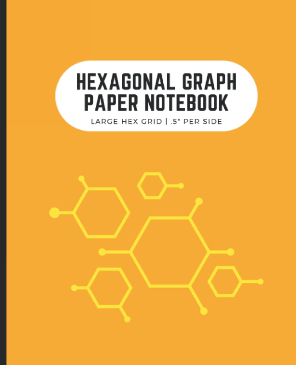 Hexagonal Graph Paper Notebook: Large Hex Grid.5 Per Side | Perfect for Gamers, Drawing Maps, Quilters | 7.5x9.25 in, 120 Pages, Citrus Orange baixar o livro de graça