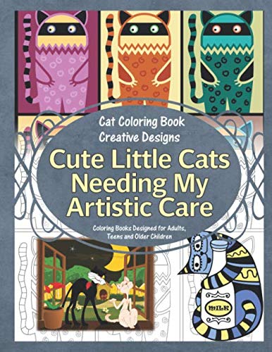 ler totalmente Cat Coloring Book: Creative Designs and Patterns for Adults and Older Children